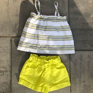 Adorable Janie & Jack, 3T, cotton& linen blend set